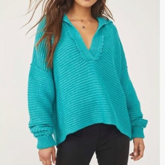 NWT Free People Marlie Pullover Sweater - Picture 1 of 5